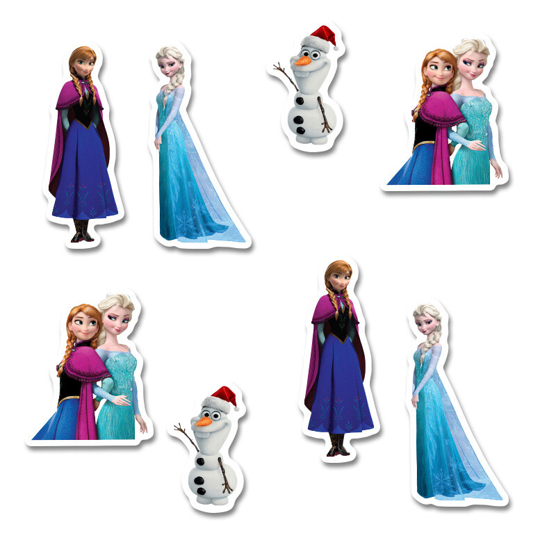 Αυτοκόλλητα Frozen 5cm / 8τμχ