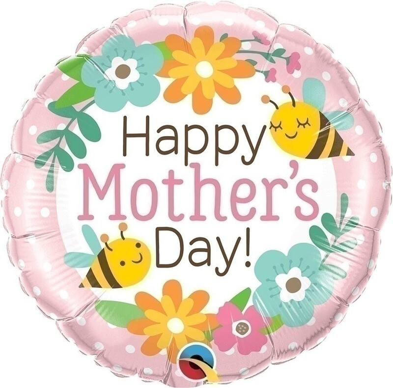 Μπαλ. Φοιλ 18 Mothers Day Bees & Flowers  / 46εκ