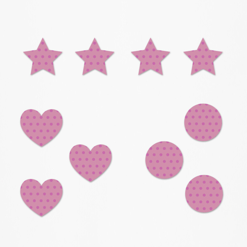 Ξύλινα διακοσμητικά Hello Kitty Pattern mix/ 10τμχ(2cm)