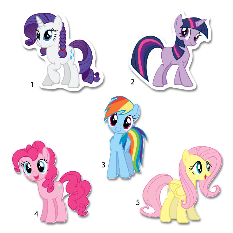 Διακοσμητική φιγούρα My Little Pony 10cm Ξύλινη/1τμχ