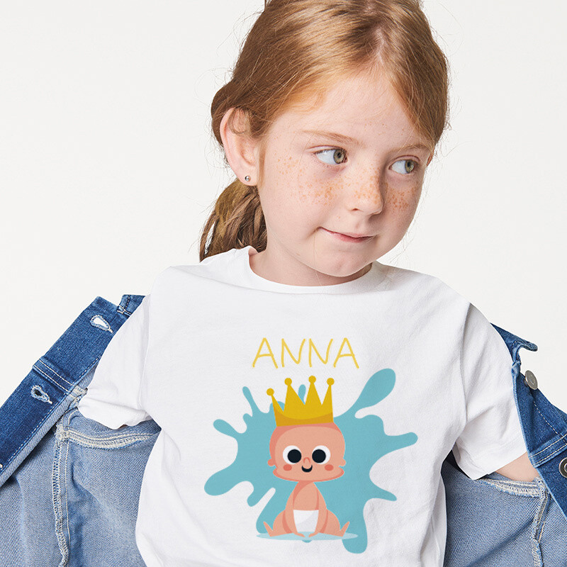 Παιδικό T-shirt 1st Birthday boy για κορίτσι με όνομα