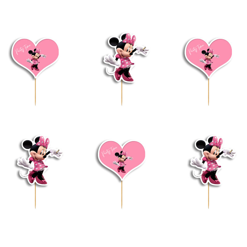 Οδοντογλυφίδες Minnie 5cm / 12τμχ