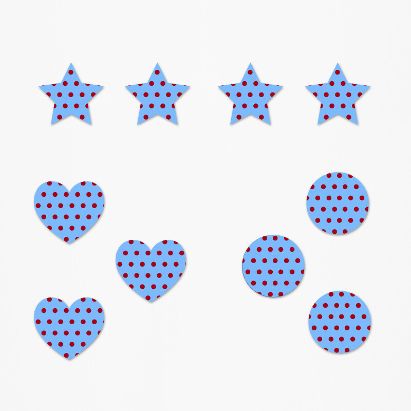 Ξύλινα διακοσμητικά Super Mario Pattern mix/ 10τμχ(2cm)