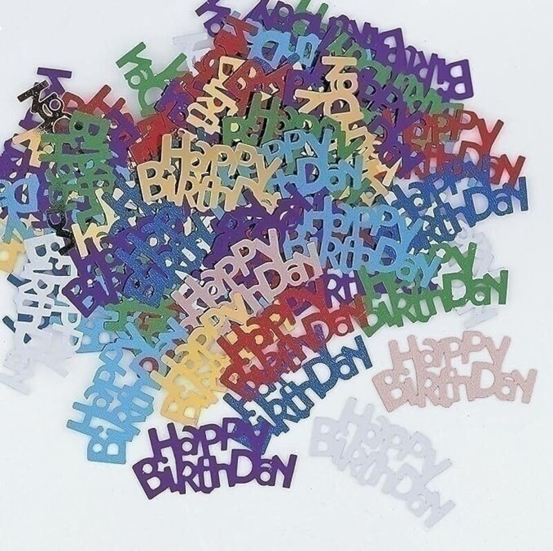 Κομφετί Ασορτί  Happy Birthday / 13 γρ
