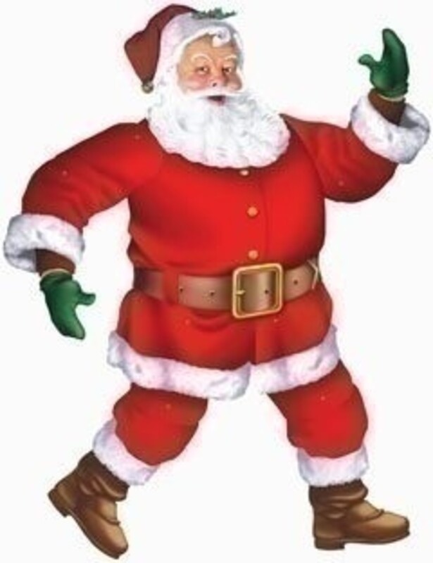 Χάρτινα διακοσμητικά Classic Santa - Άγιος Βασίλης