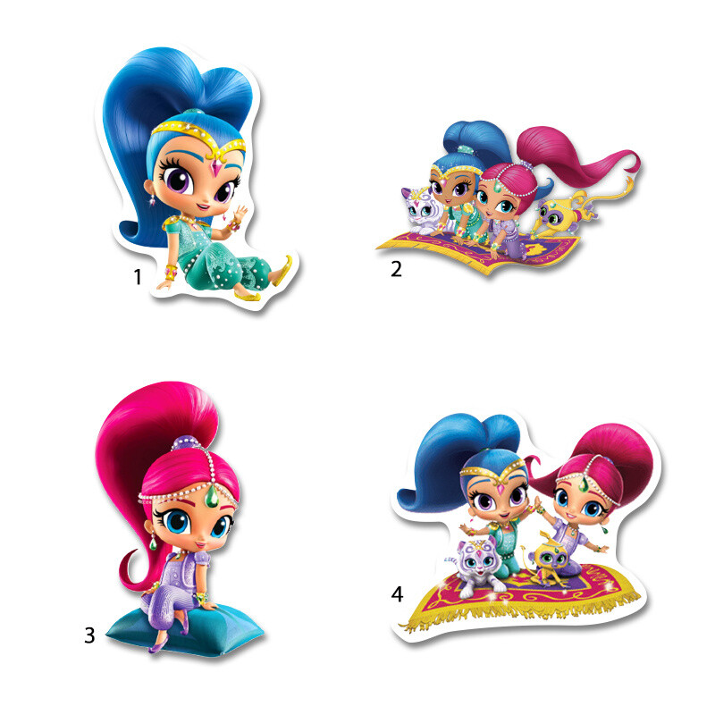 Διακοσμητική φιγούρα Shimmer & Shine 10cm Ξύλινη/1τμχ