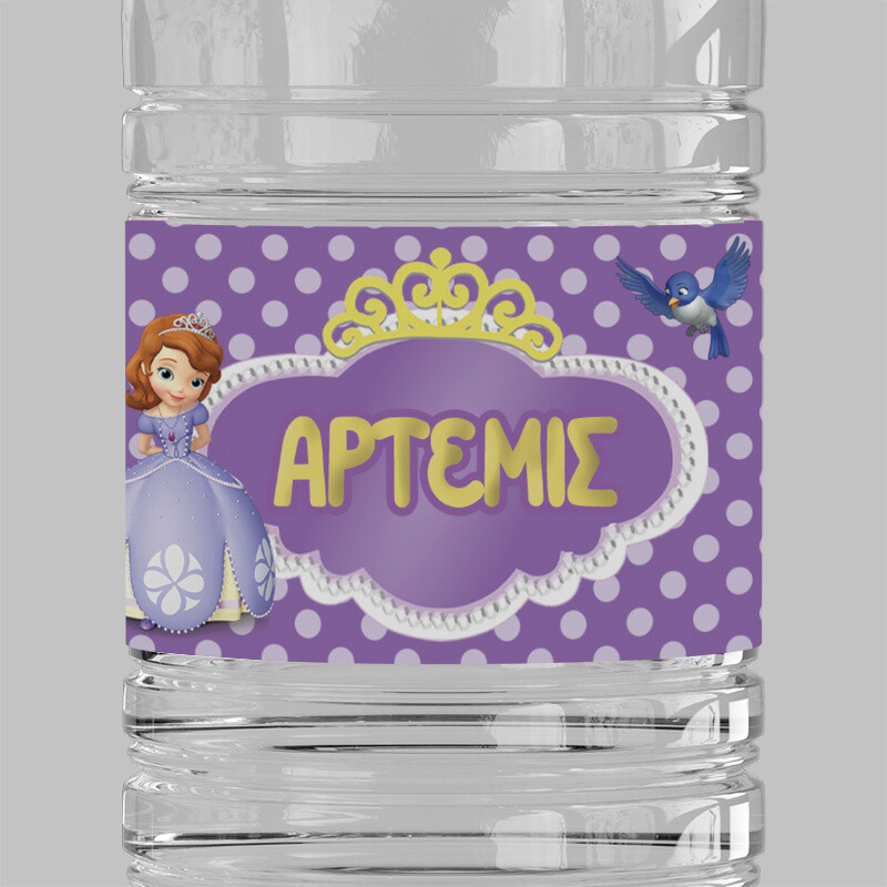 Ετικέτες νερού με όνομα Πριγκίπισσα Σοφία / 8 τμχ