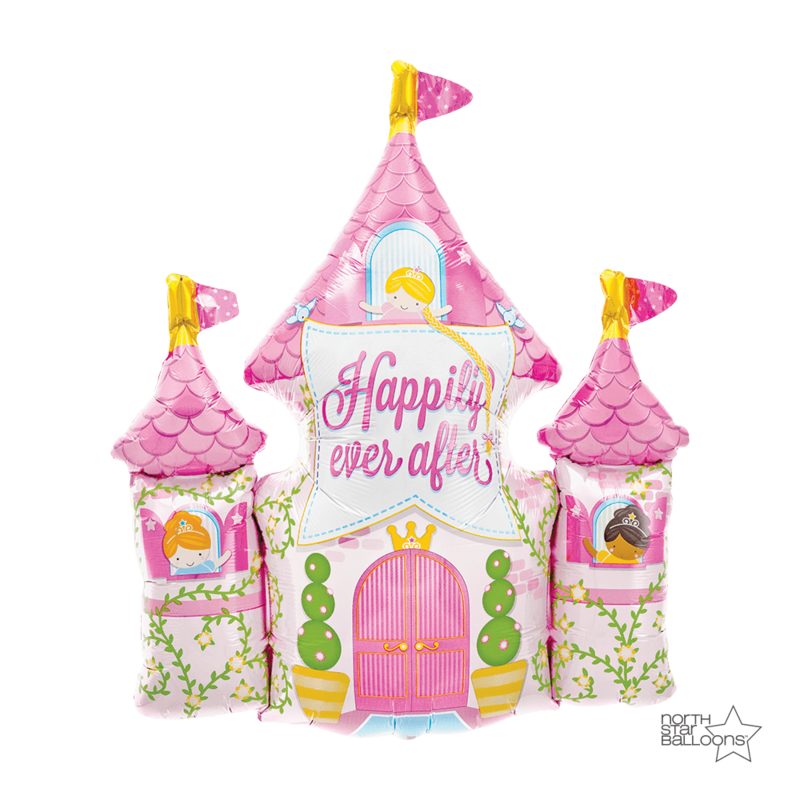 Μπαλόνι Φοιλ Σχήμα Κάστρο Πριγκίπισσα Happily Ever After Castle 33