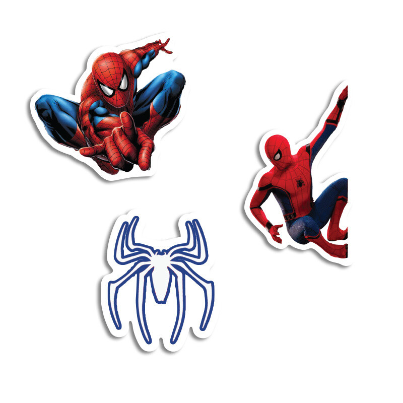 Αυτοκόλλητα Spiderman 10cm / 8τμχ