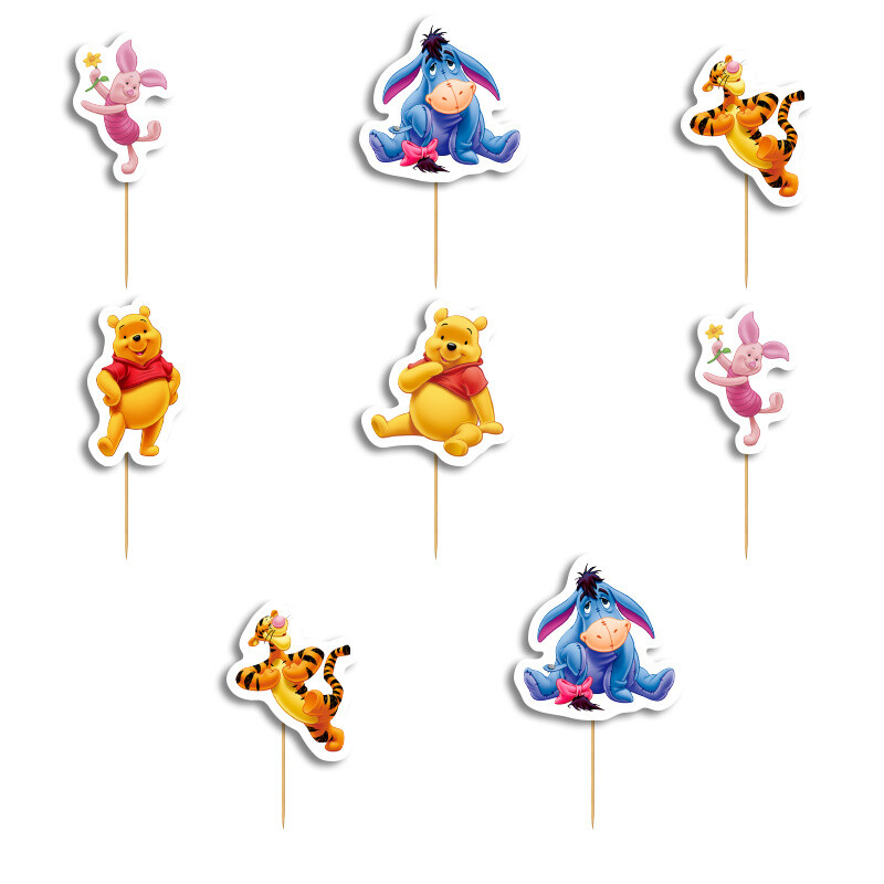 Οδοντογλυφίδες Winnie The Pooh 5cm / 12τμχ