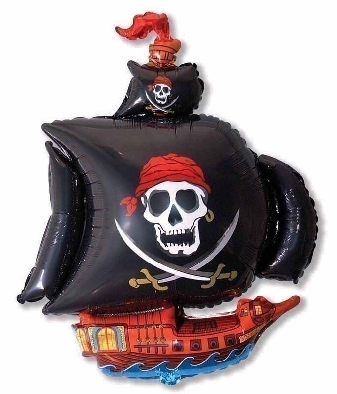 Μπαλόνι Φοιλ Σχήμα Πειρατικό Καράβι /pirate  75 εκ ασυσκεύαστο