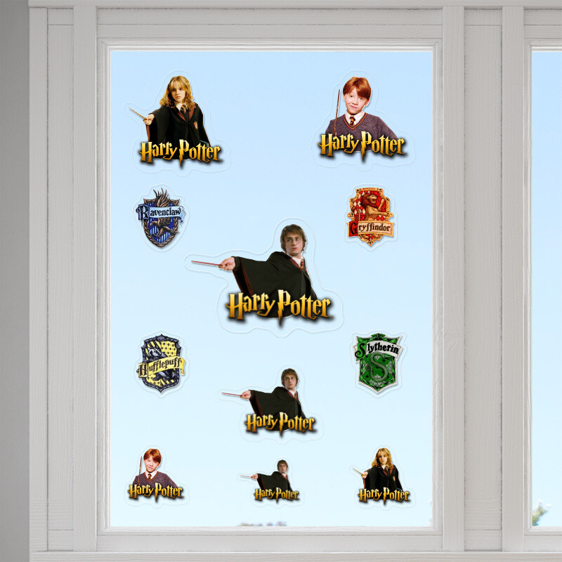 Αυτοκόλλητα τζαμιού Harry Potter /10 τμχ