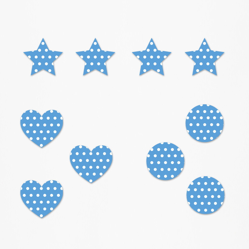 Ξύλινα διακοσμητικά Nemo Pattern mix/ 10τμχ(2cm)