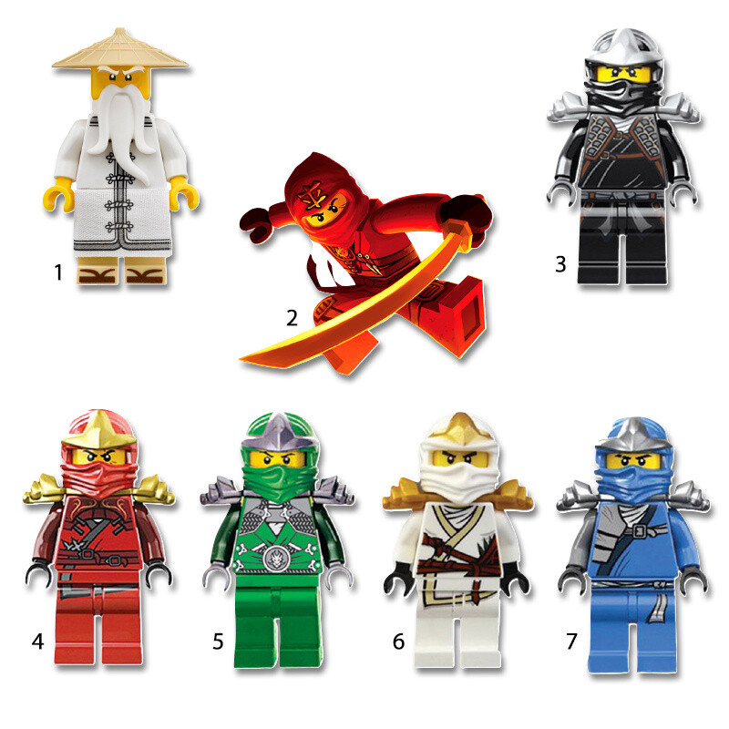 Διακοσμητική φιγούρα Ninjago 10cm Ξύλινη/1τμχ