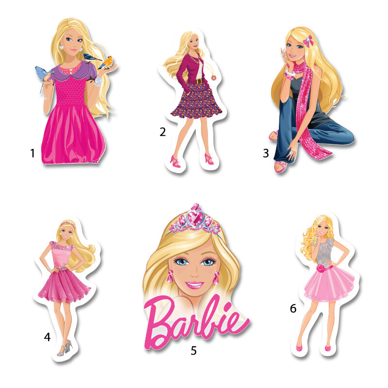 Διακοσμητική φιγούρα Barbie 10cm Ξύλινη/1τμχ