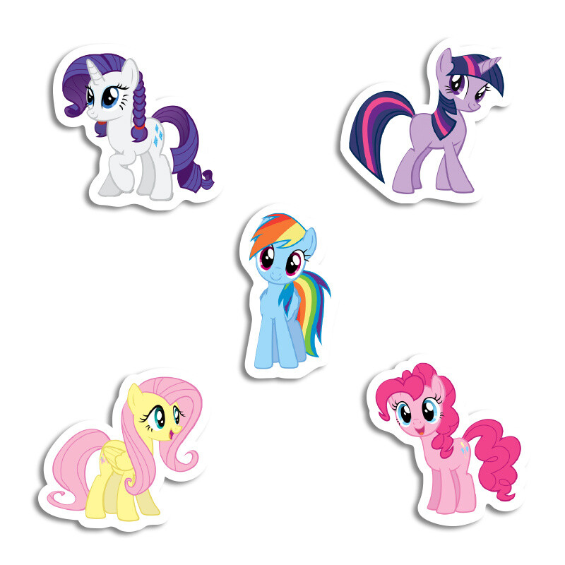 Αυτοκόλλητα My Little Pony 10cm / 8τμχ