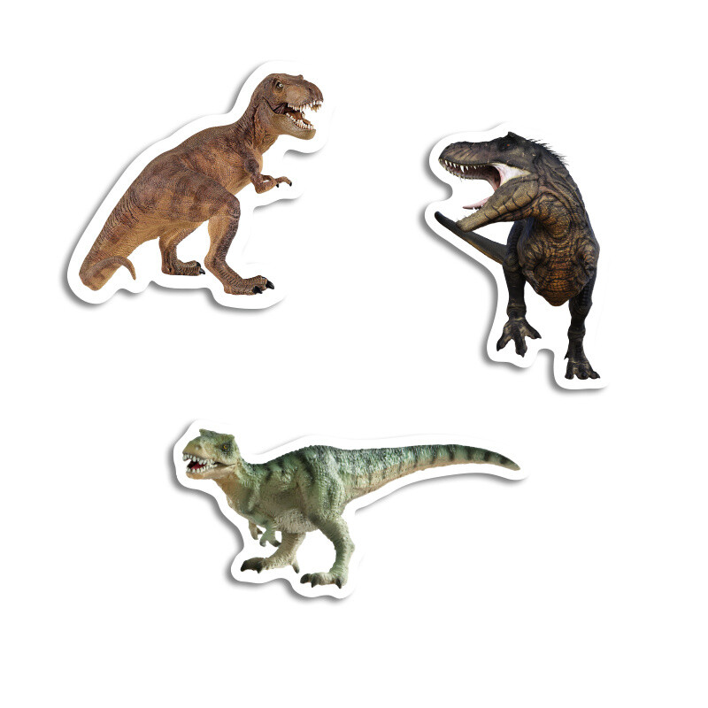 Αυτοκόλλητα T-Rex 10cm / 8τμχ
