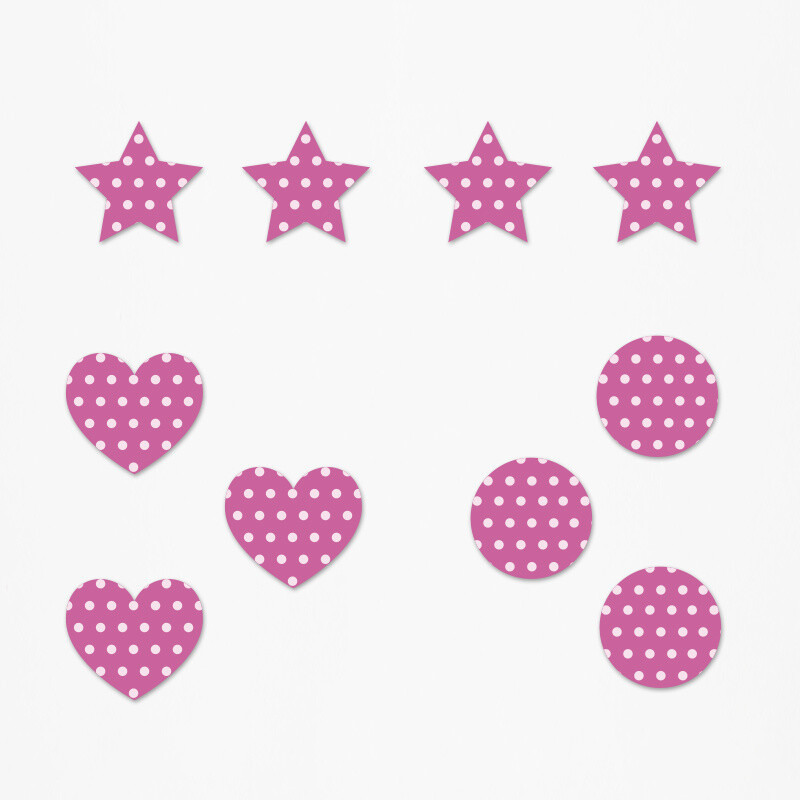Ξύλινα διακοσμητικά Πριγκίπισσα Pattern mix/ 10τμχ(2cm)