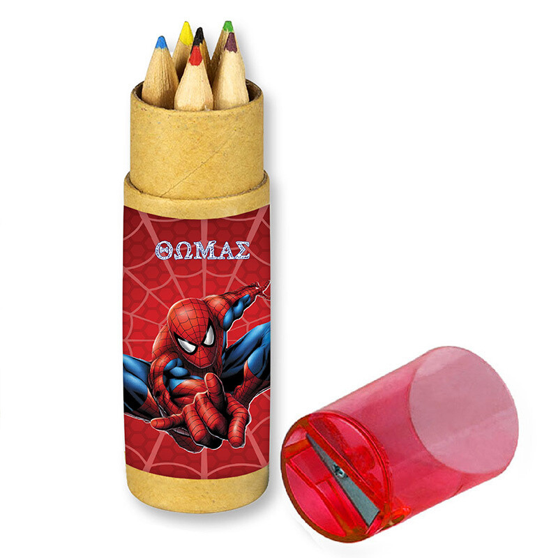 Spiderman Ξυλομπογιές με όνομα