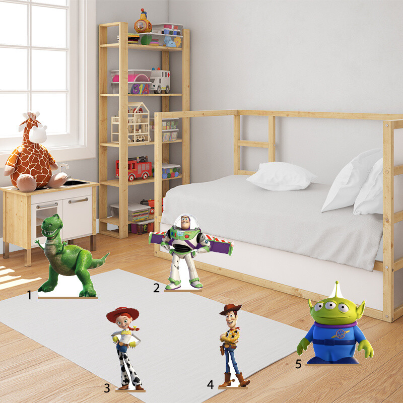Διακοσμητική φιγούρα Toy Story 50cm Ξύλινη με βάση/1 τμχ