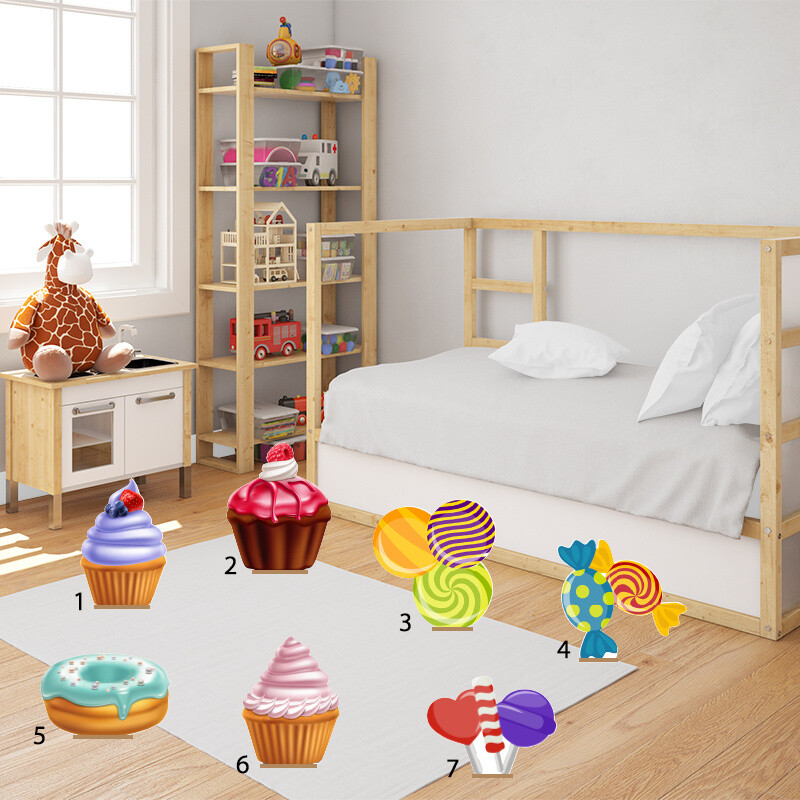 Διακοσμητική φιγούρα Sweet Shop 20cm Ξύλινη με βάση/1 τμχ