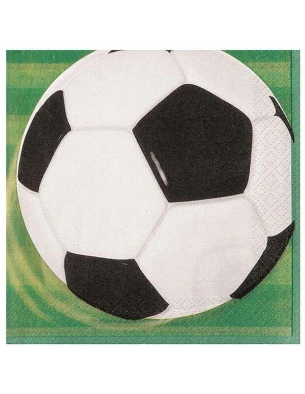 Χαρτοπετσέτες 3D Soccer  /Ποδόσφαιρο / 16 τεμ.