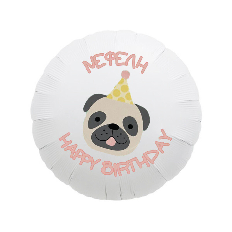 Μπαλόνι Φόιλ Hello Pets 17″ με όνομα / 43cm