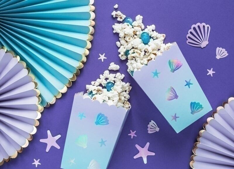 Κουτιά Pop Corn Γοργόνα / 6 τεμ.
