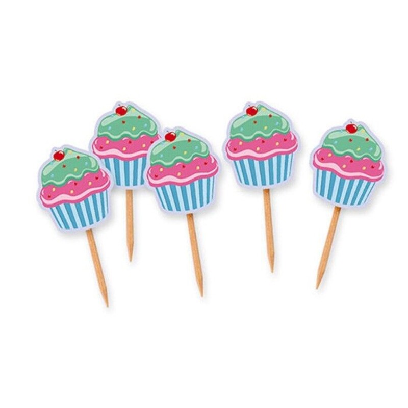 Οδοντογλυφίδες  Cupcake / 25 τμχ