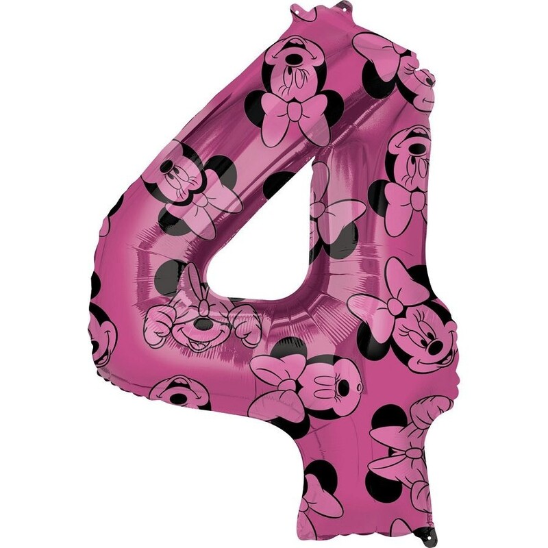 Μπαλόνι Φοιλ 26 Νούμερο 4  Minnie Mouse Forever / 66 εκ