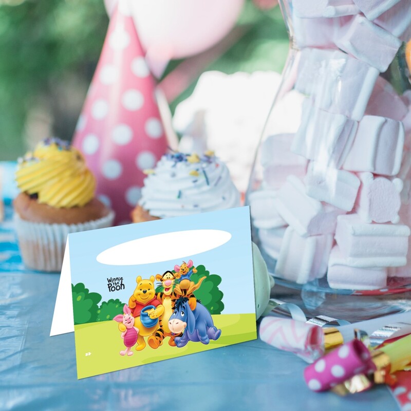 Καρτελάκι Μπουφέ Winnie The Pooh/ 6τμχ