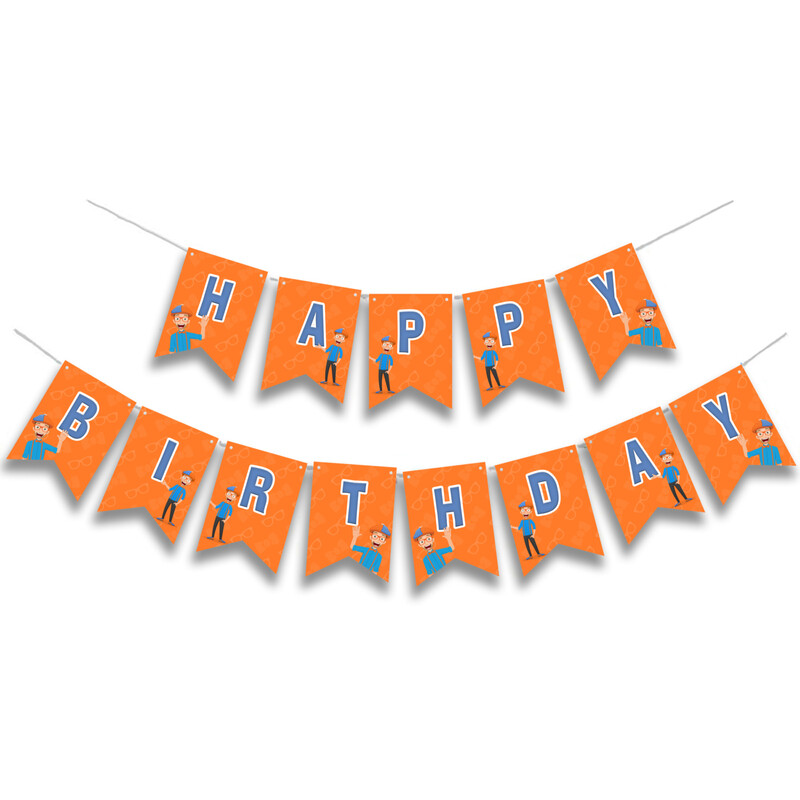 Γιρλάντα Γράμματα Blippi Happy Birthday