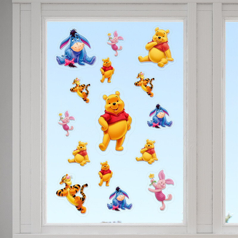 Αυτοκόλλητα τζαμιού Winnie /10 τμχ