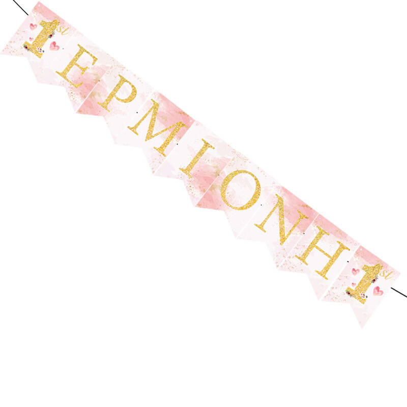 Σημαιάκια με όνομα 1st Birthday girl