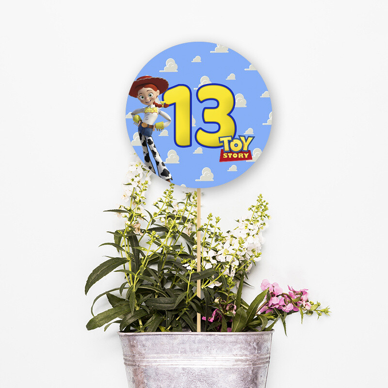 Αρίθμηση τραπεζιού Toy Story κύκλος 13cm