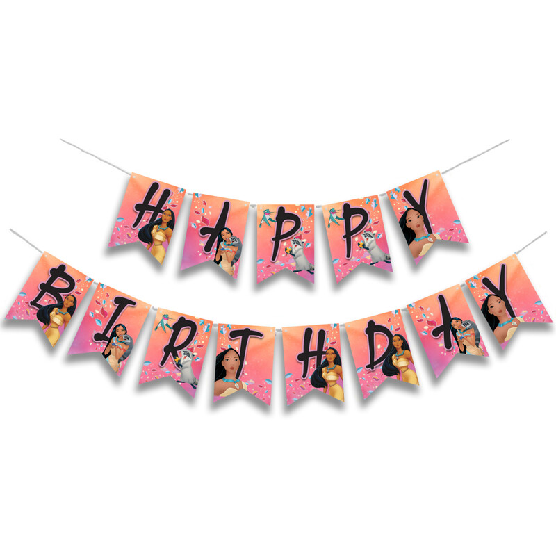 Γιρλάντα Γράμματα Pocahontas Happy Birthday