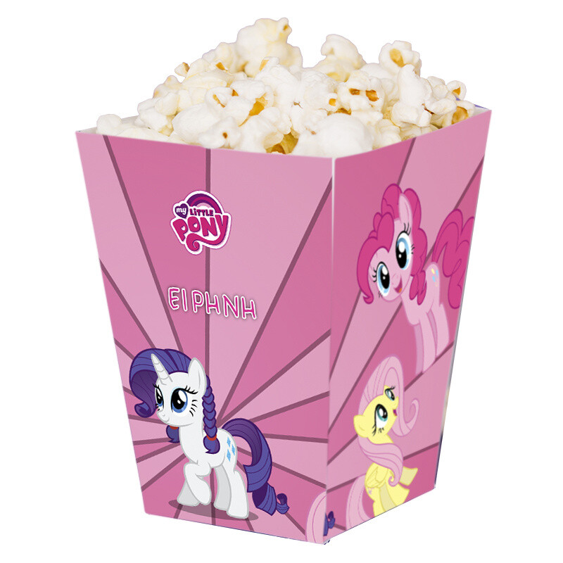 Κουτί Pop Corn με όνομα My Little Pony 15cmx9cmx9cm