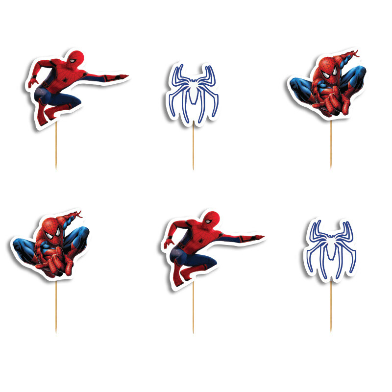 Οδοντογλυφίδες Spiderman 5cm / 12τμχ