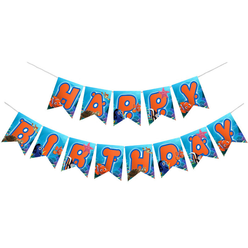 Γιρλάντα Γράμματα Nemo Happy Birthday