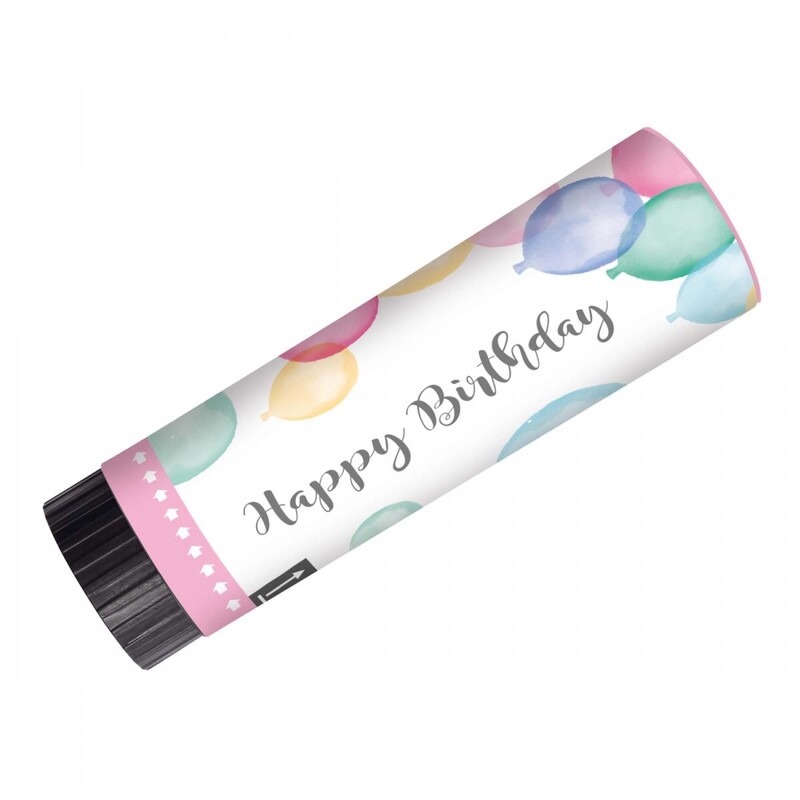 Κανονάκι Party Popper Happy Birthday/ 2 τεμ