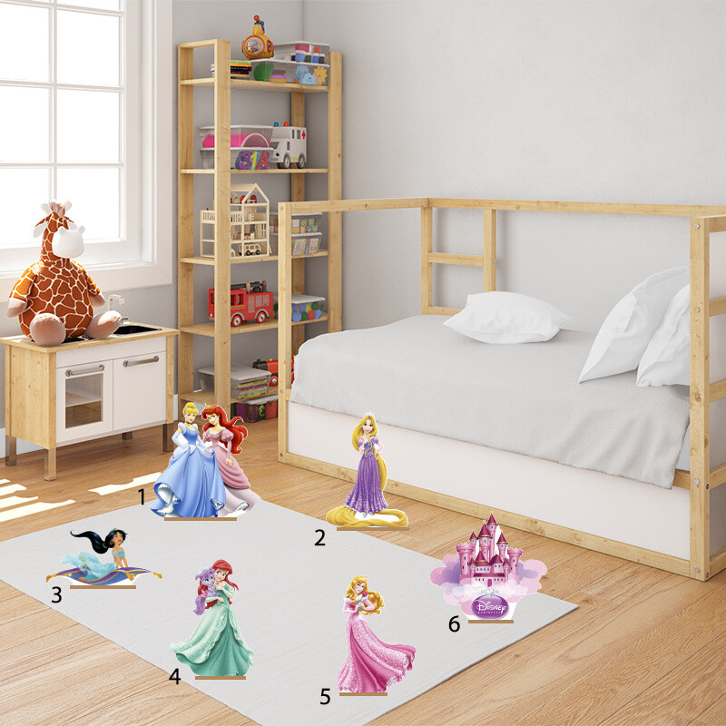 Διακοσμητική φιγούρα Disney Princess 20cm Ξύλινη με βάση/1 τμχ