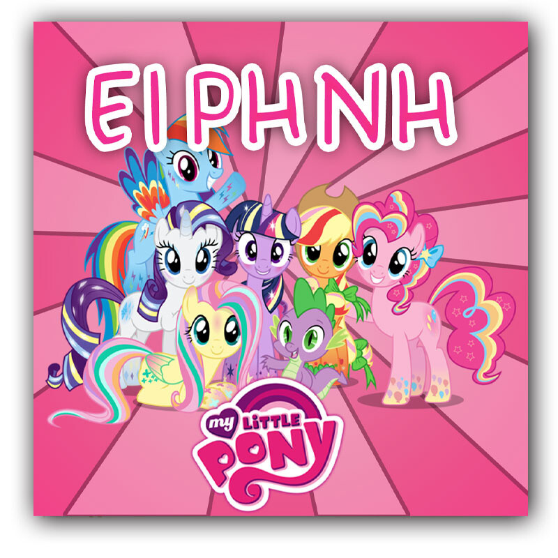 Σουβέρ χάρτινο My Little Pony / 8τμχ (9*9cm)
