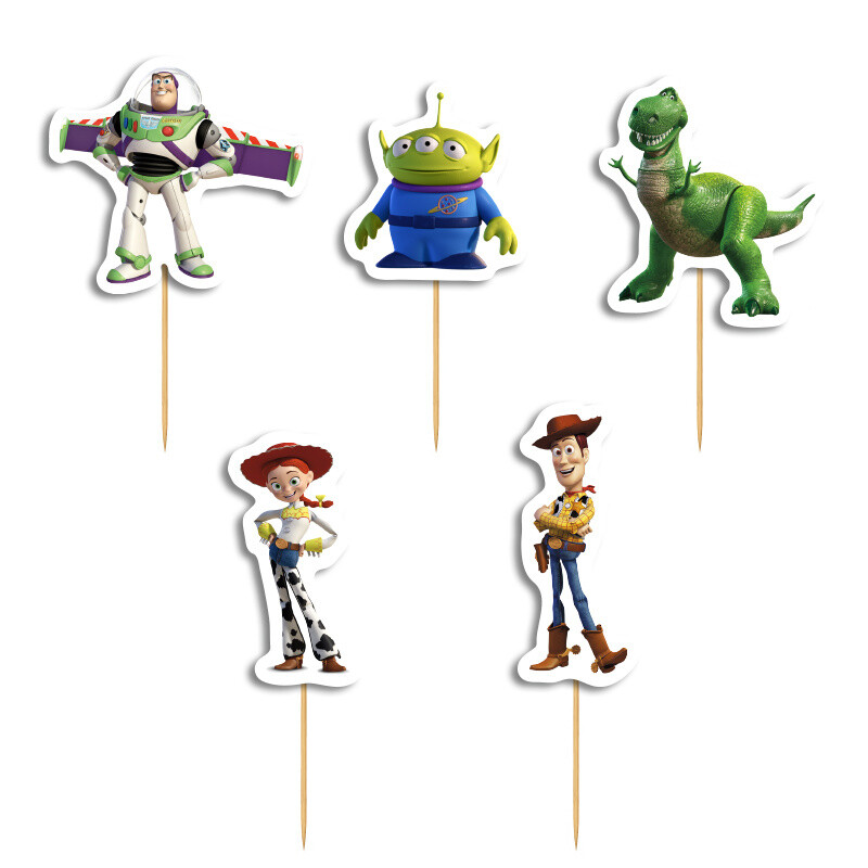 Cupcake toppers Toy Story 10cm / 8τμχ