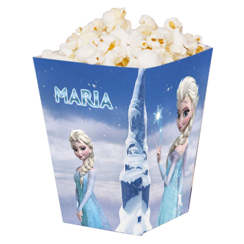 Κουτί Pop Corn με όνομα Frozen 15cmx9cmx9cm