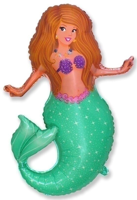 Μπαλόνι Φοιλ Γοργόνα/mermaid  80 εκ - Ασυσκεύαστο