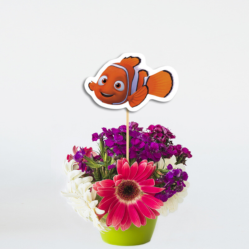 Topper Διακοσμητικό Nemo χάρτινο/ 20cm