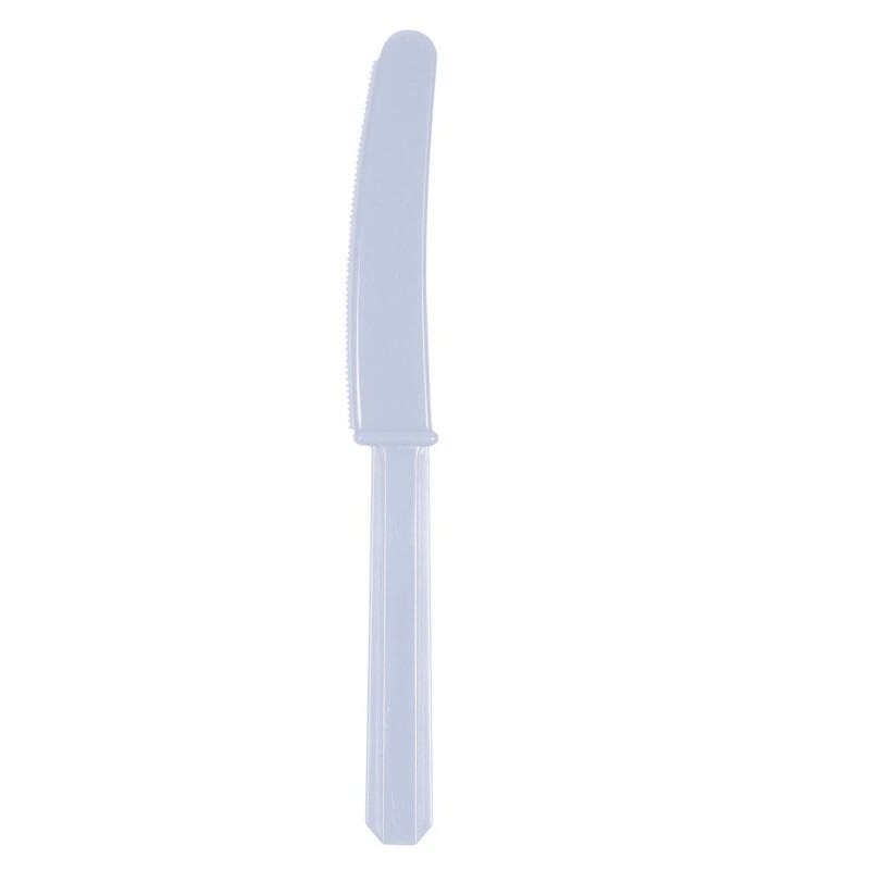 Μαχαίρια Πλαστικά Pastel Blue /10 τεμ