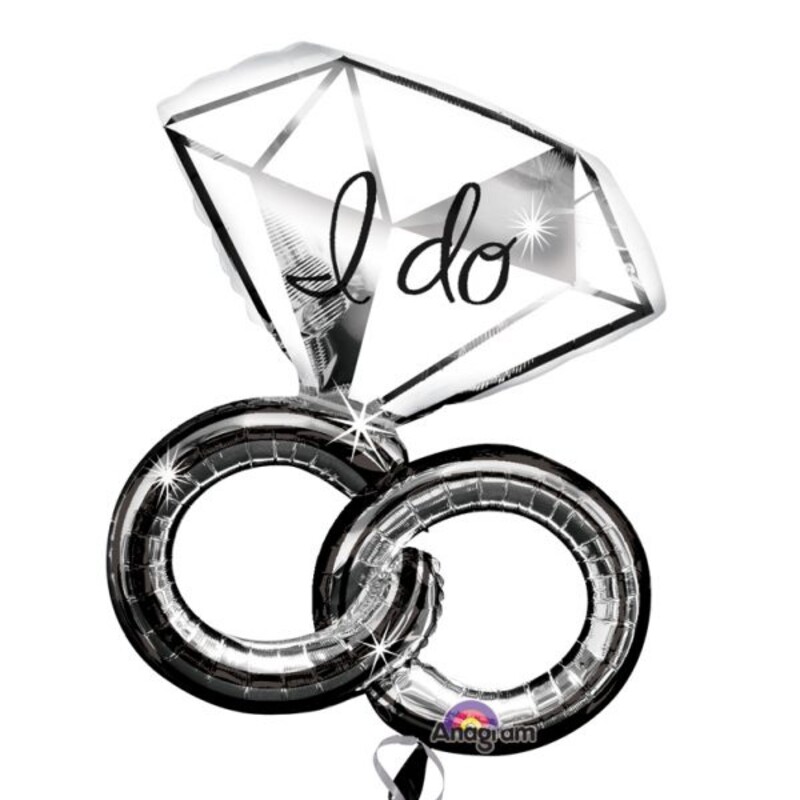 Μπαλόνι Φοιλ Σχήμα Wedding Rings