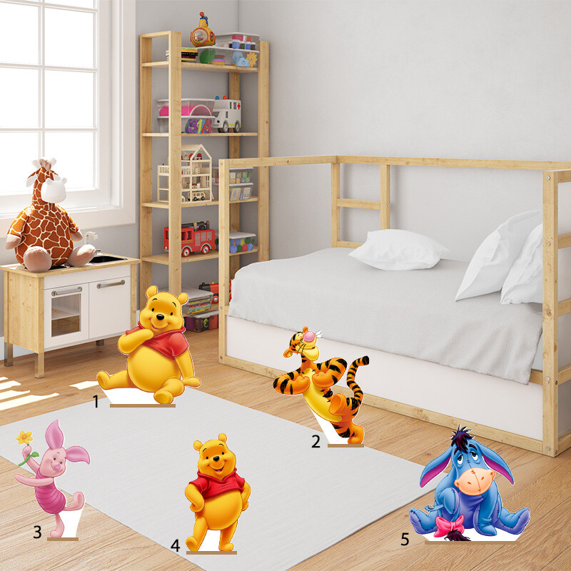 Διακοσμητική φιγούρα Winnie 50cm Ξύλινη με βάση/1 τμχ
