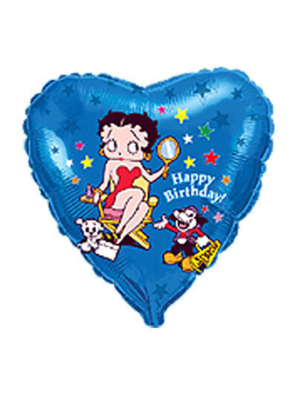 Μπαλόνι φοιλ 18 Happy Birthday /46εκ Betty Boop ασυσκεύαστο
